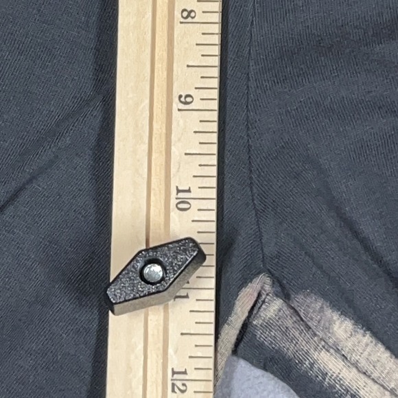 Pull&Bear Wide Leg‎ Pants Women's XS Black Tan Contrast Trim Cotton NWT - Picture 8 of 10